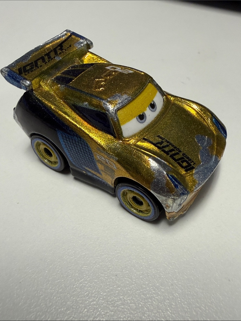 Disney Pixar cars mini racers golden Jackson storm rare